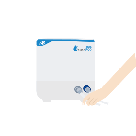 ホースを取り付ける イメージ